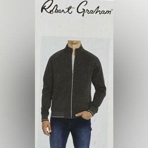 Robert Graham Men's Full Zip
Activewear Sweater Jacket Size L